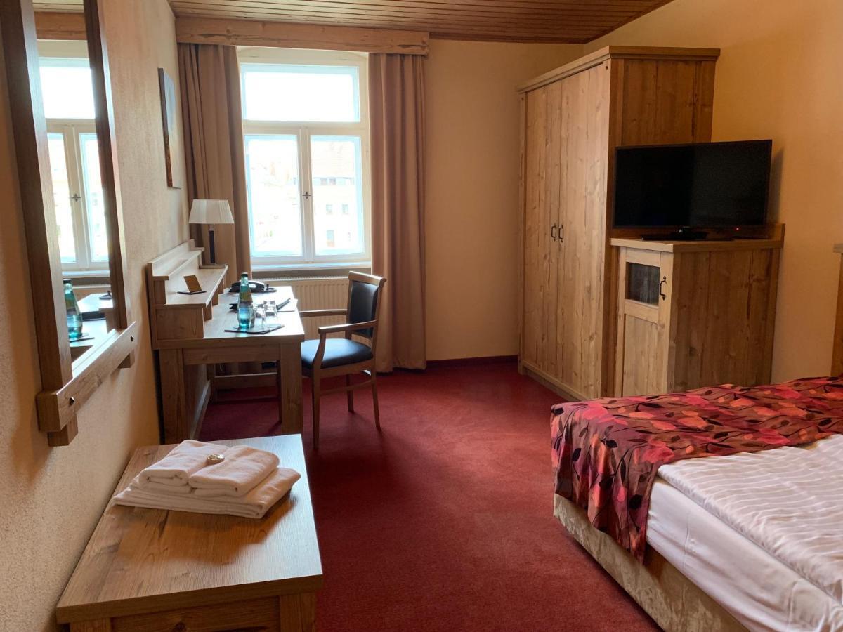 Hotel Goldner Loewe Stolpen Eksteriør bilde